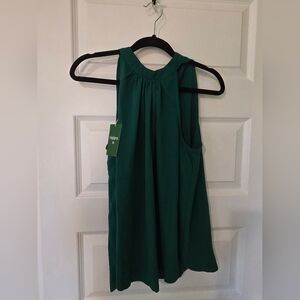 Halara Green Sleeveless Top